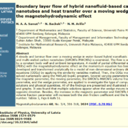 PENERBITAN MANUSKRIP DI JURNAL MAGNETOHYDRODYNAMICS (JURNAL TERINDEKS WEB OF SCIENCE (WOS) AND SCOPUS)